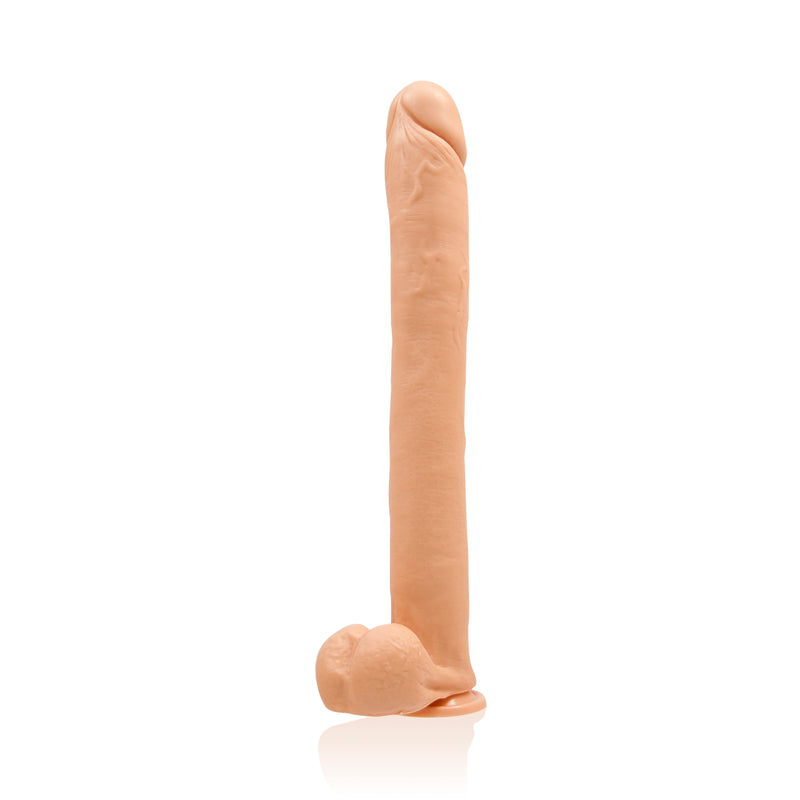 Exxtreme Dong w/ Suction Flesh 16in