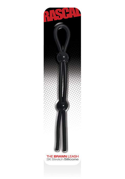 The Brawn Cock Leash Double Black