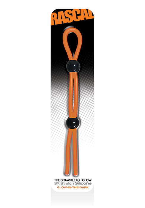 The Brawn Cock Leash Double Glow Orange