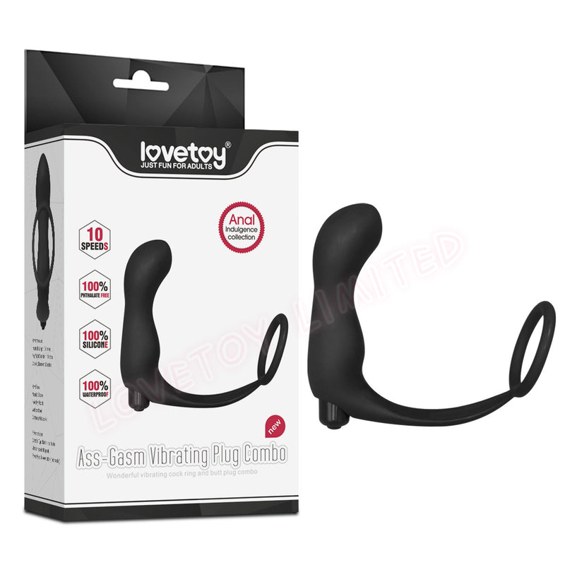 Ass Gasm Vibrating Plug Combo