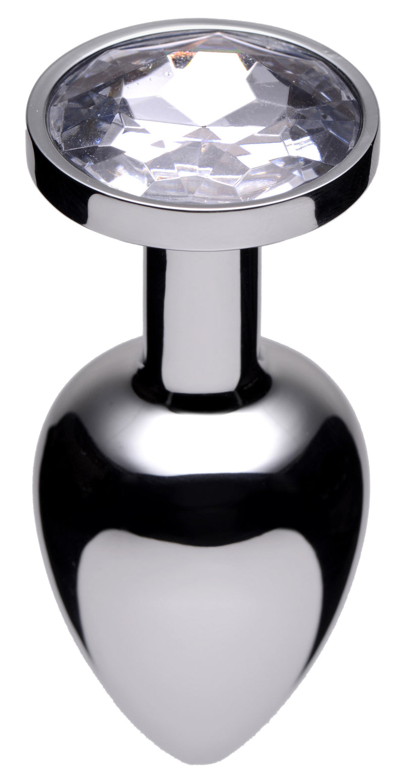 Lucent Jewel Accented Anal Plug