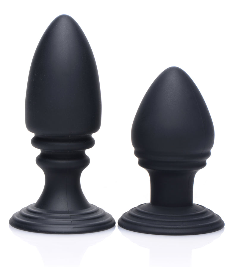 Duplex Silicone Anal Plug Set
