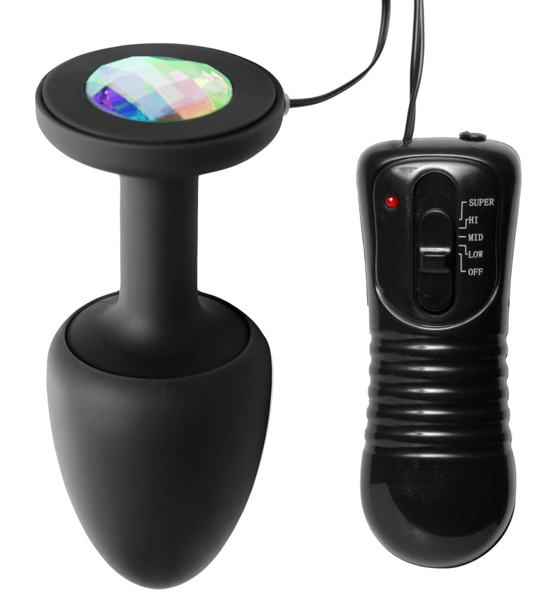 Paragon Gem Accented Vibrating Anal Plug