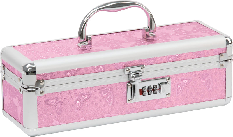 Lockable Medium Vibrator Case Pink