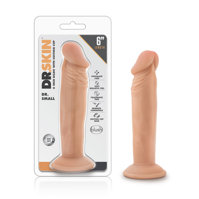 Dr Skin Dr Small 6 Inch Dildo Vanilla