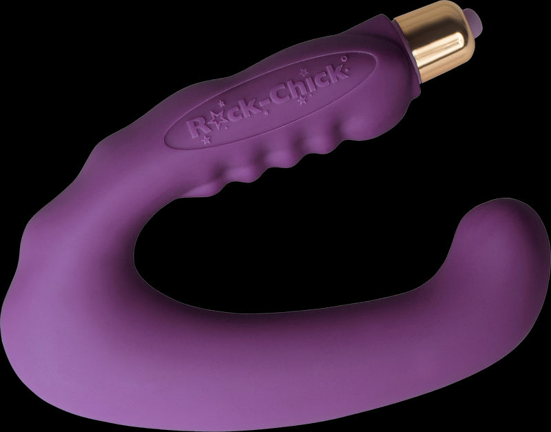 Rock Chick Dual Clitoral/G-Spot Stimulator Purple