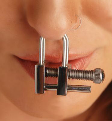 Nose Shackle Stainless Steel Adjustable Nose Clamp